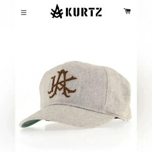 AKurtz Cru Wool Aflex Baseball Cap in Khaki One Size